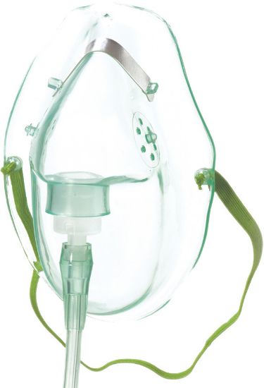 Picture of Adult O2 Mask with 7' tube, case of 50